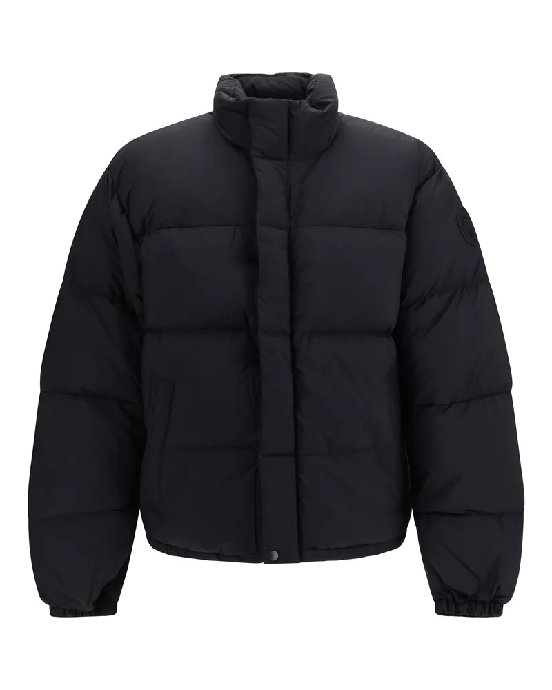 Canada Goose Men's Sterling Tonal Disc Puffer Jacket Black - Noir Down Coat 