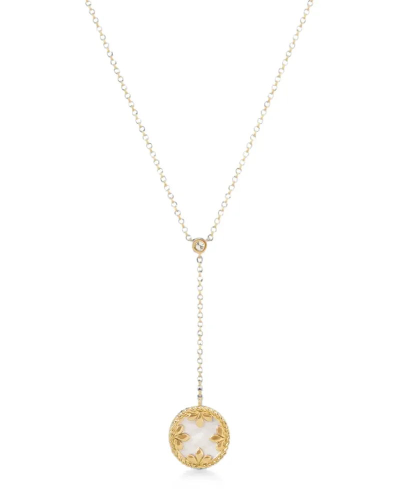 Roberto Coin Women's 18kt Yellow Gold Diamonds Necklace Ss26 W Gold
