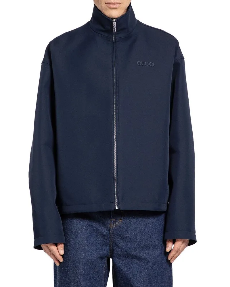 Gucci Men's Blue Marabou Clothing Navy