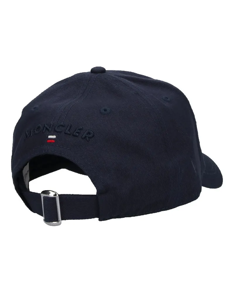Moncler Men's Hats Blue Cotton Navy