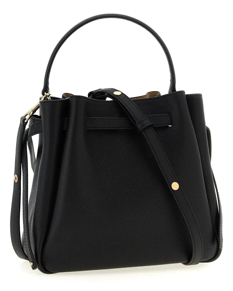 Tory Burch Women's Black Cowhide Handbag Bag Black