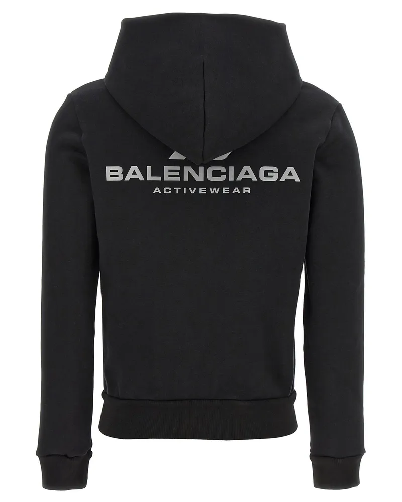 Balenciaga Women's Black Cotton Sweatshirt Clothing Black