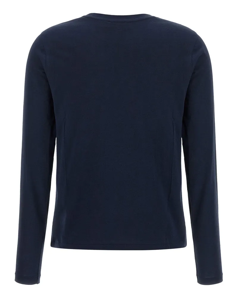 Ralph Lauren Logo-Embroidered Cotton T-Shirt — Navy Navy