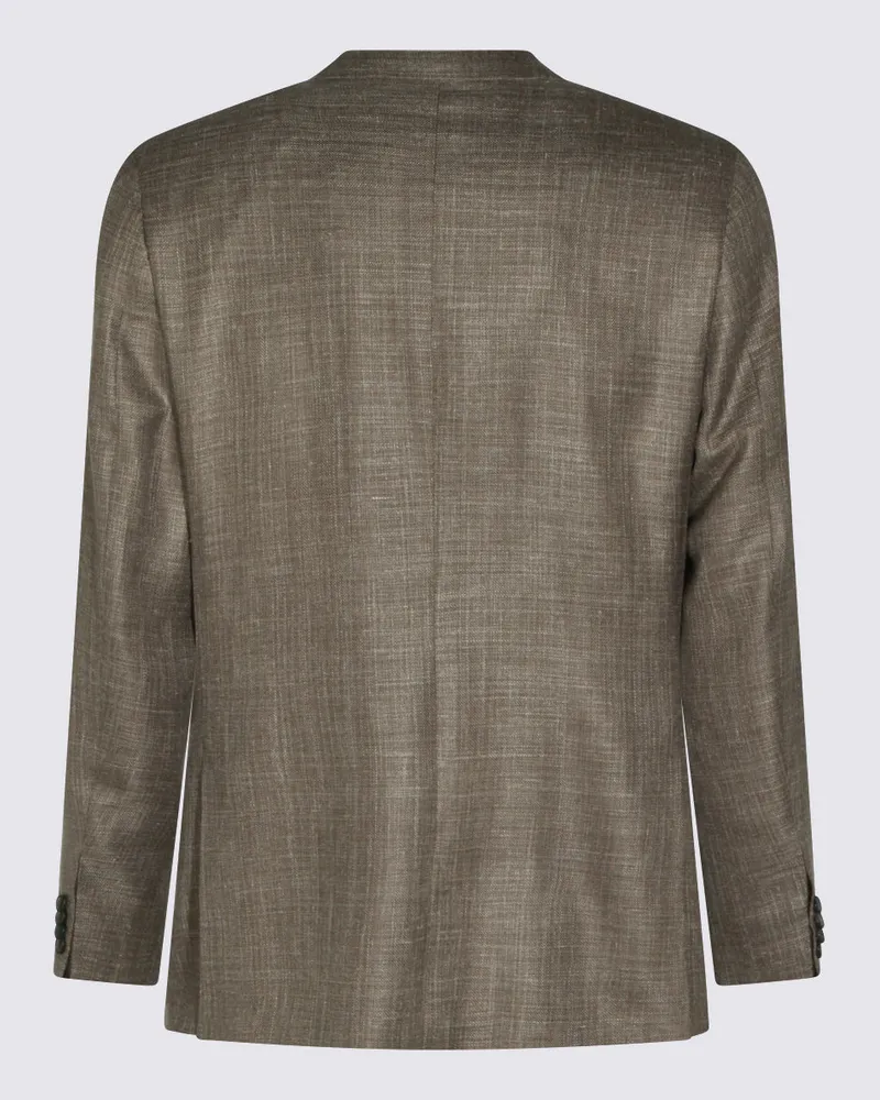 Canali Men's Jackets _wo Se Li Gray