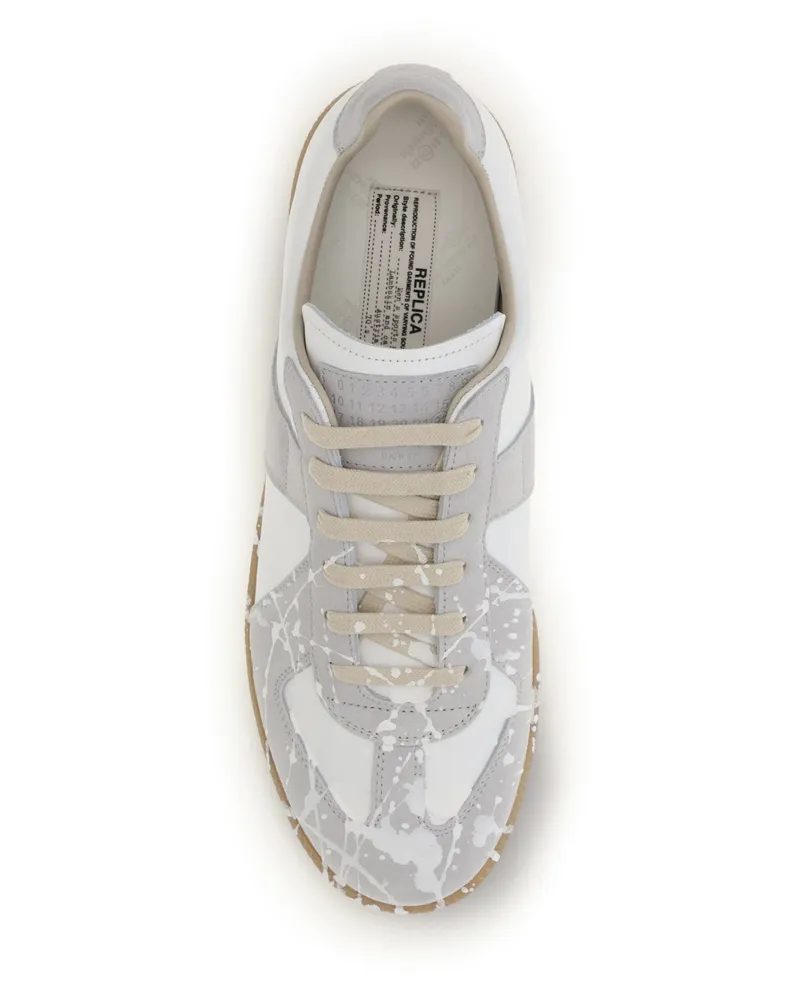 Maison Margiela Men's Sneakers Replica White-Off White Upper Suede Trainers White/off White