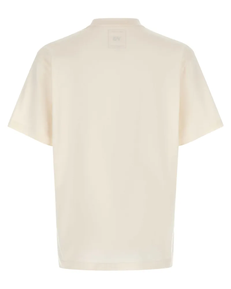 Y-3 Men's White Cotton T-Shirt White