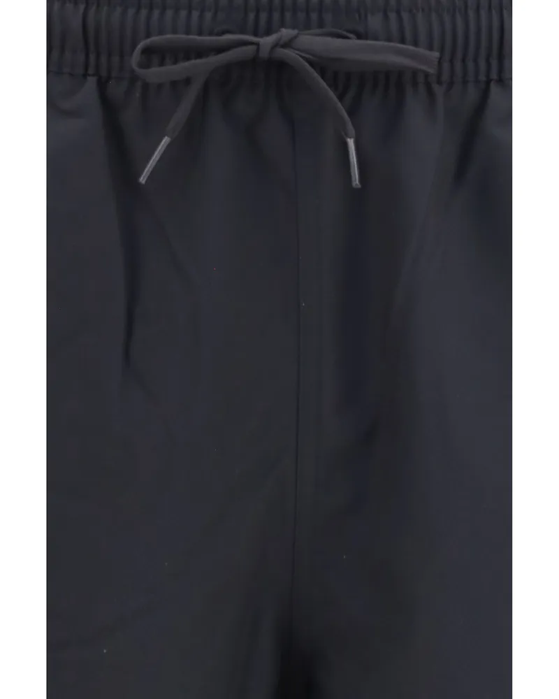 Fred Perry Men Swim Shorts Black Recycled Polyester Beachwear Sea Clothing Black