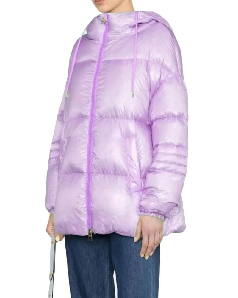 Herno Women's Multicolor Polyamide Full-Length Jacket Clothing Purple