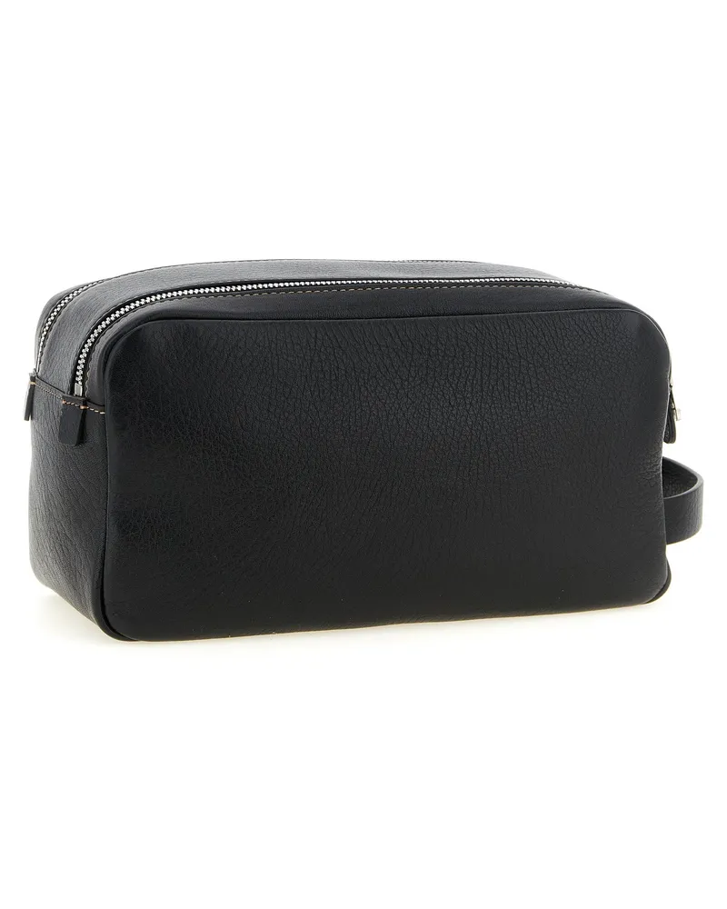 Brunello Cucinelli Men's Black Calfskin Accessories Black