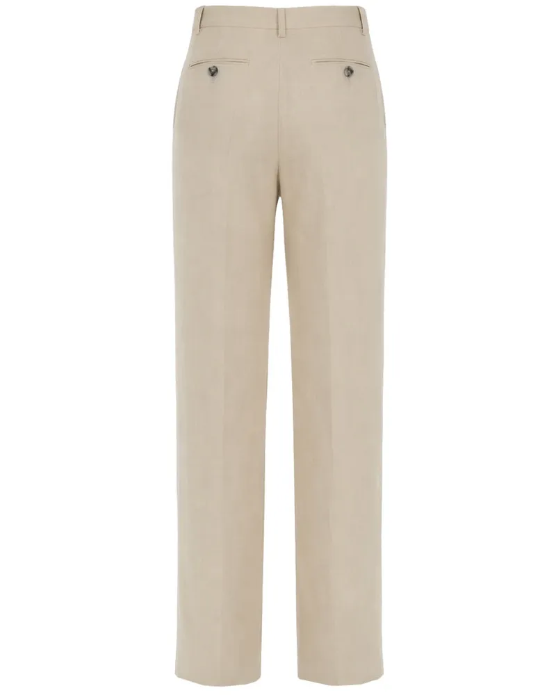 Paul Smith Tailored Linen Trousers — White White
