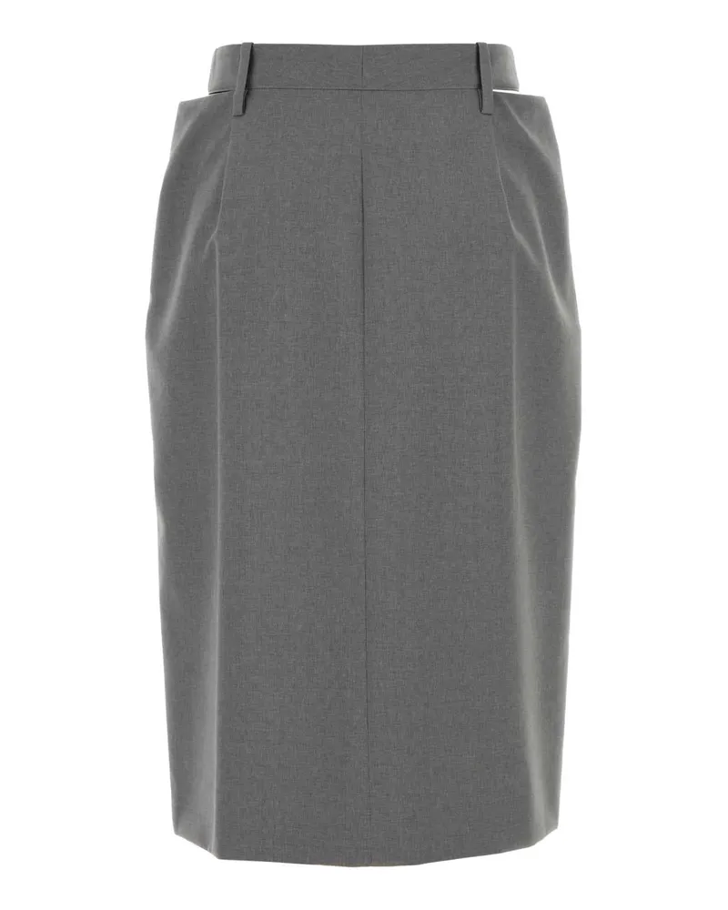 Jil Sander J03ma0287j40249 024 Grey Gonne Skirt Gray