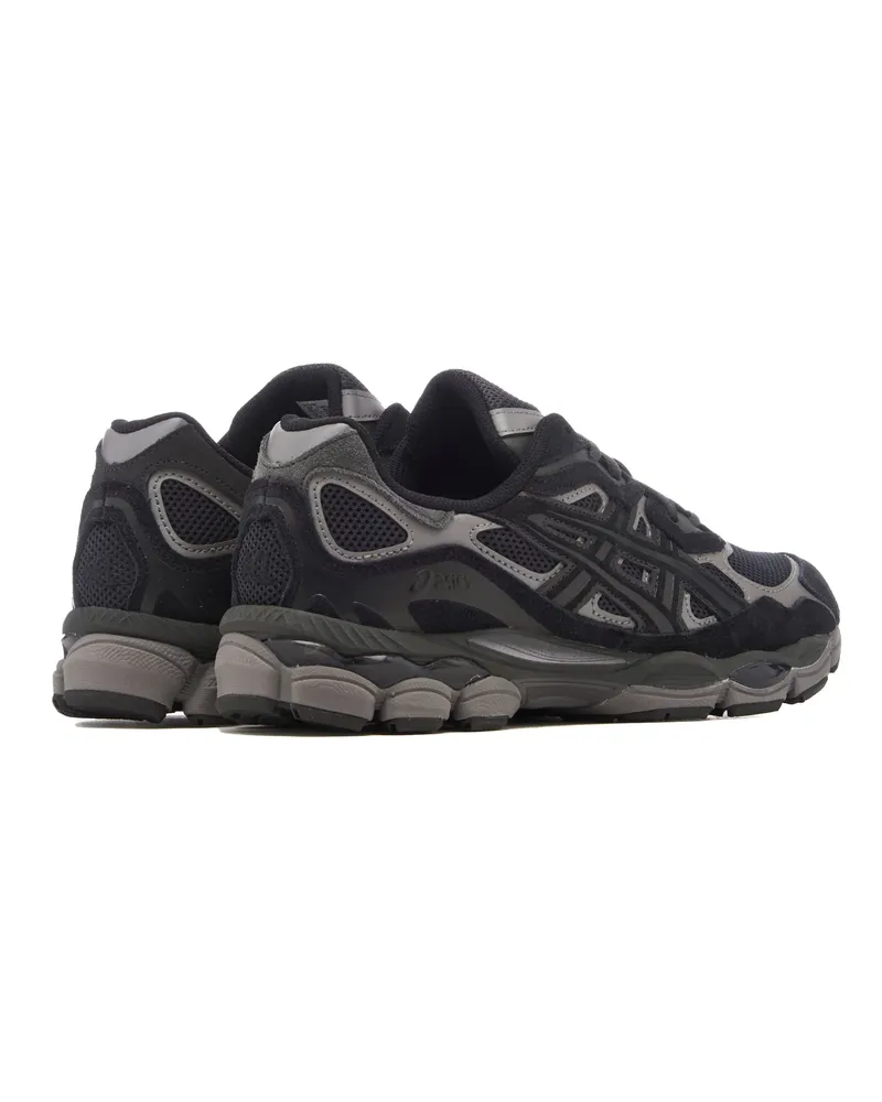 Asics Unisex Sneakers Gel-Nyc Graphite Grey-Black Main: Leather; Sole: Rubber Trainers Grey/black 