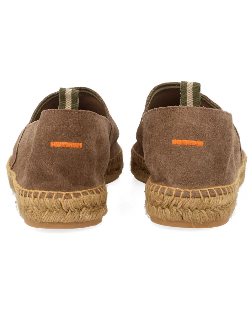Castañer Bovine Leather Moccasin Loafer — Gray 
