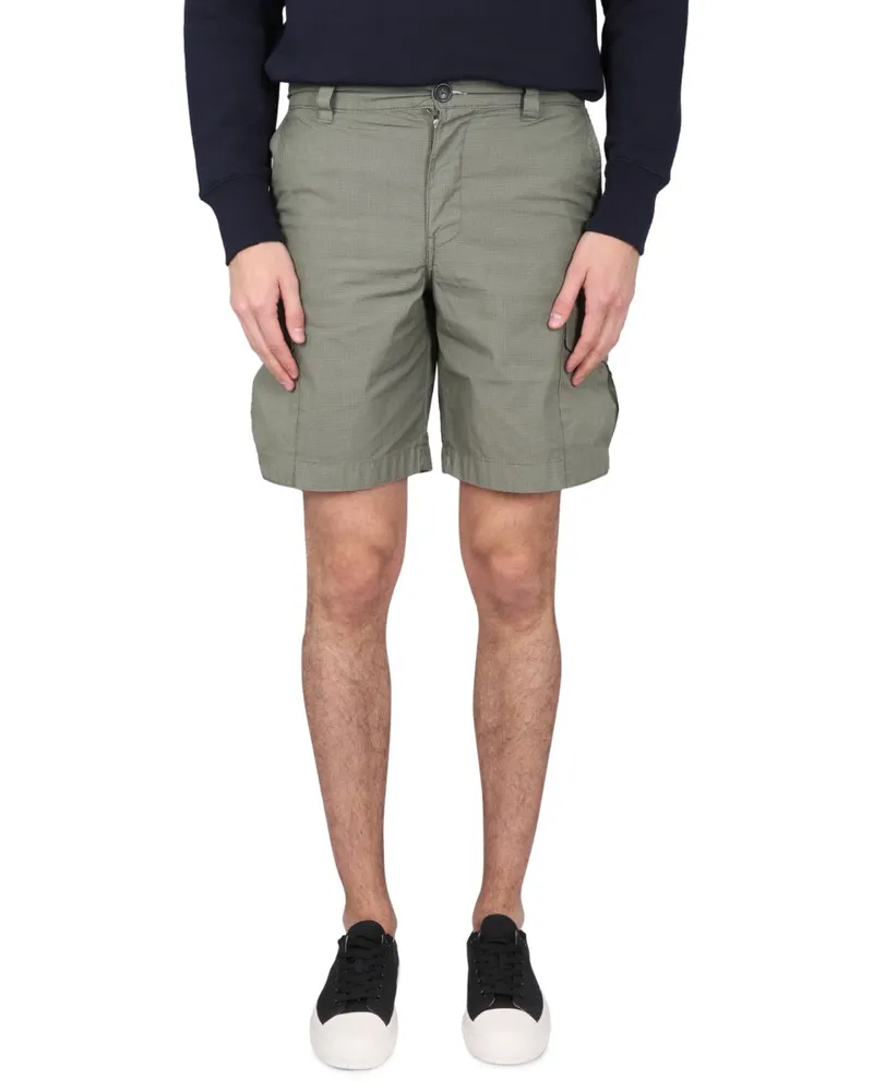 Paul Smith Utility Cargo Cargo Shorts — Green Green