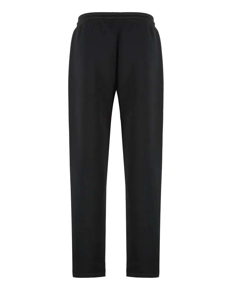 EA7 Men's Black Track Pants Polyester Black