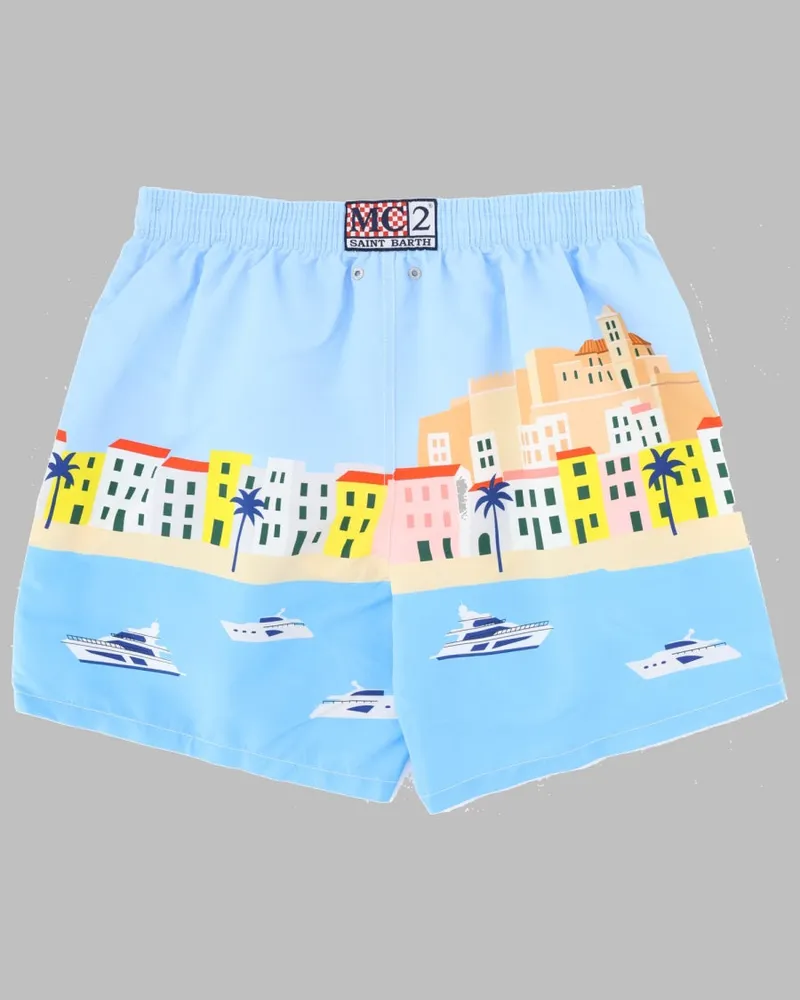 MC2 Saint Barth Multicolor Polyester Swim Shorts — Multicolor Multicolor