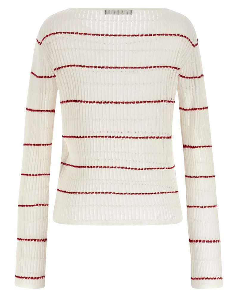 Max Mara Women White Silk Cardigan Clothing White