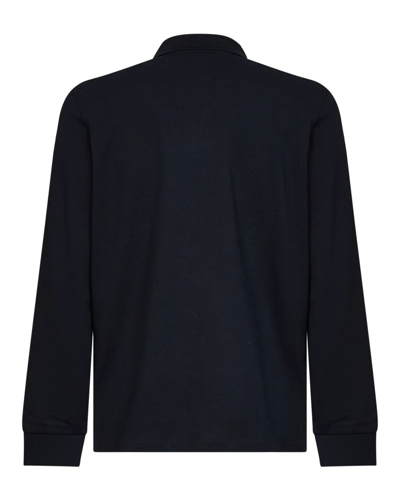 Moncler Cotton Piqué Polo Shirt — Navy Navy
