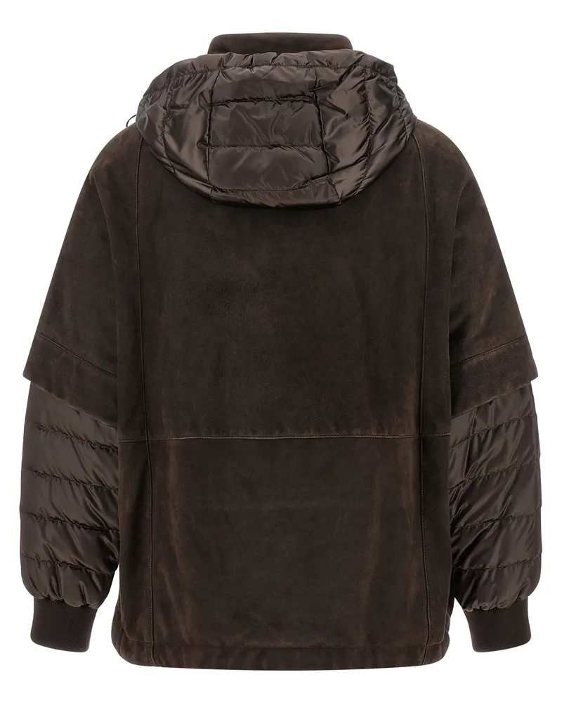 MOORER Elite Jacket — Brown Brown