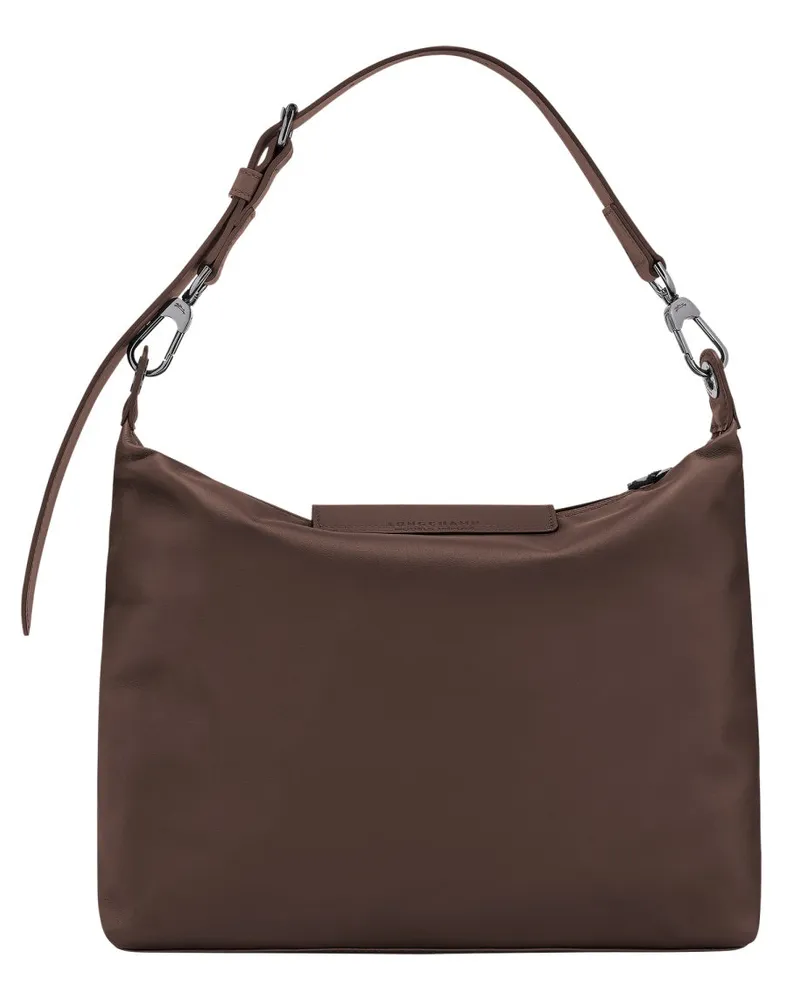 Longchamp Women's Hobo Bag Le Pliage Xtra Brown Leather Shoulder Brown