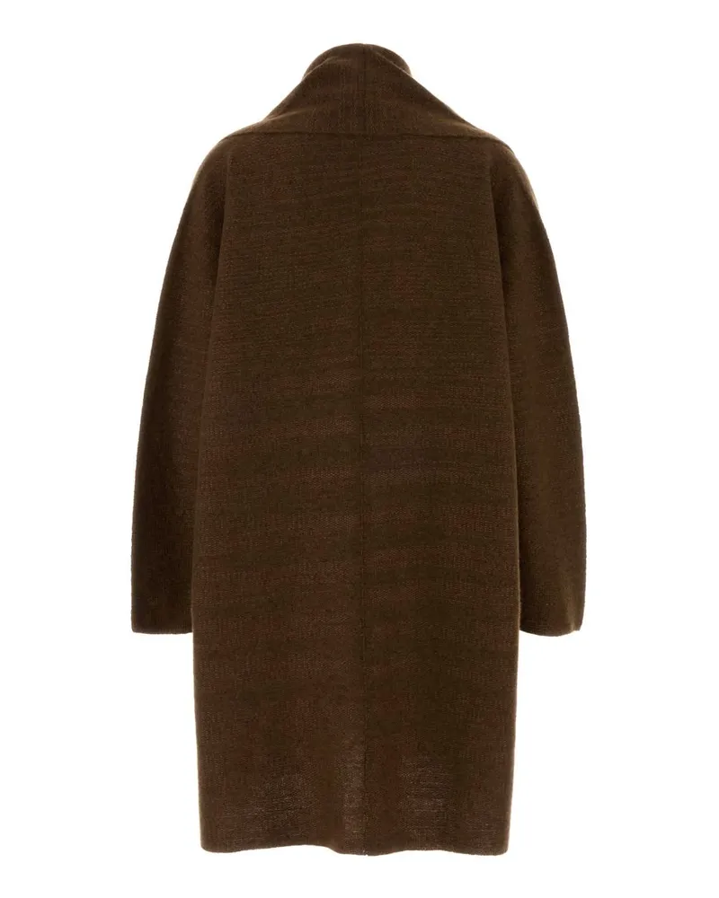 The Row Women's Chocolate Cashmere Blend Novaan Cardigan Cinnamon Maglieria Sweater Brown