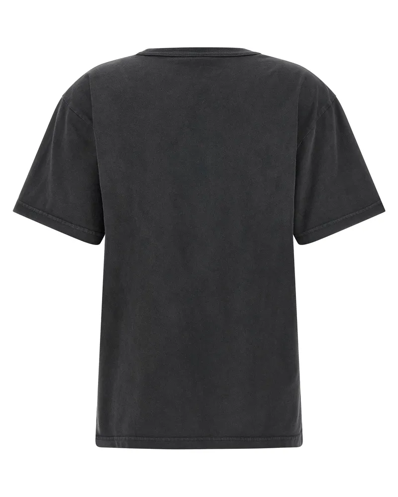 Alexander Wang Women's Black Cotton T-Shirt Black