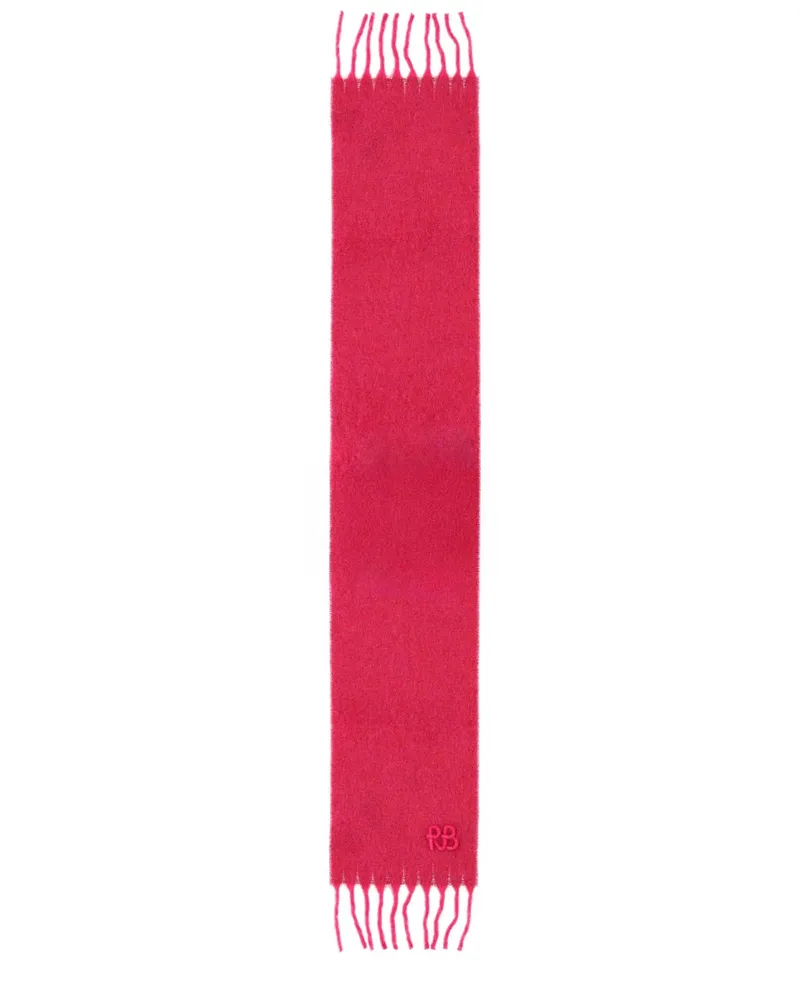 RUSLAN BAGINSKIY Wool Blend Scarf — Pink Pink