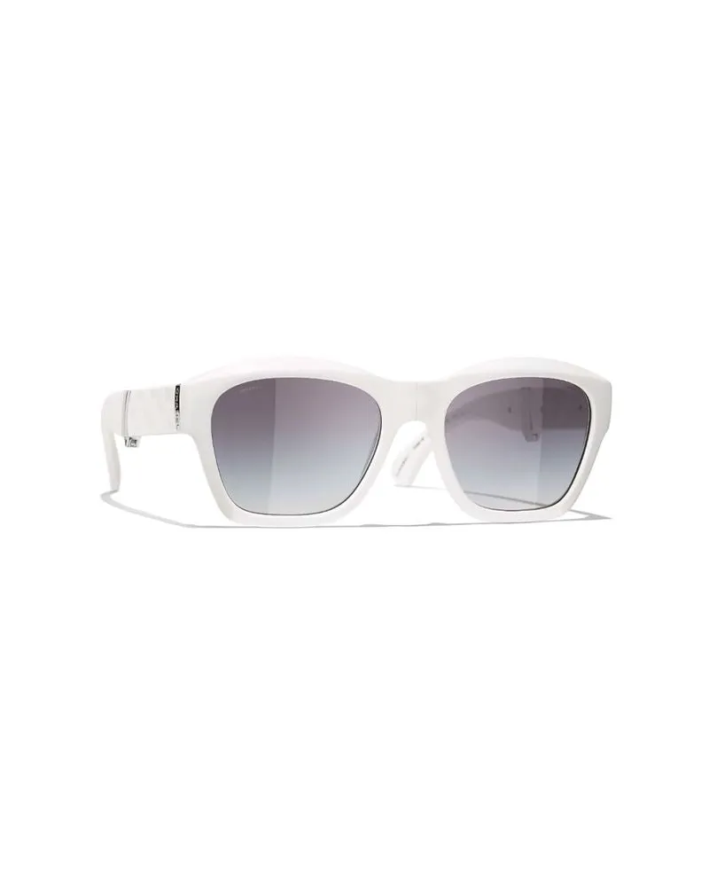 Chanel Women's Sunglasses White Acetate White