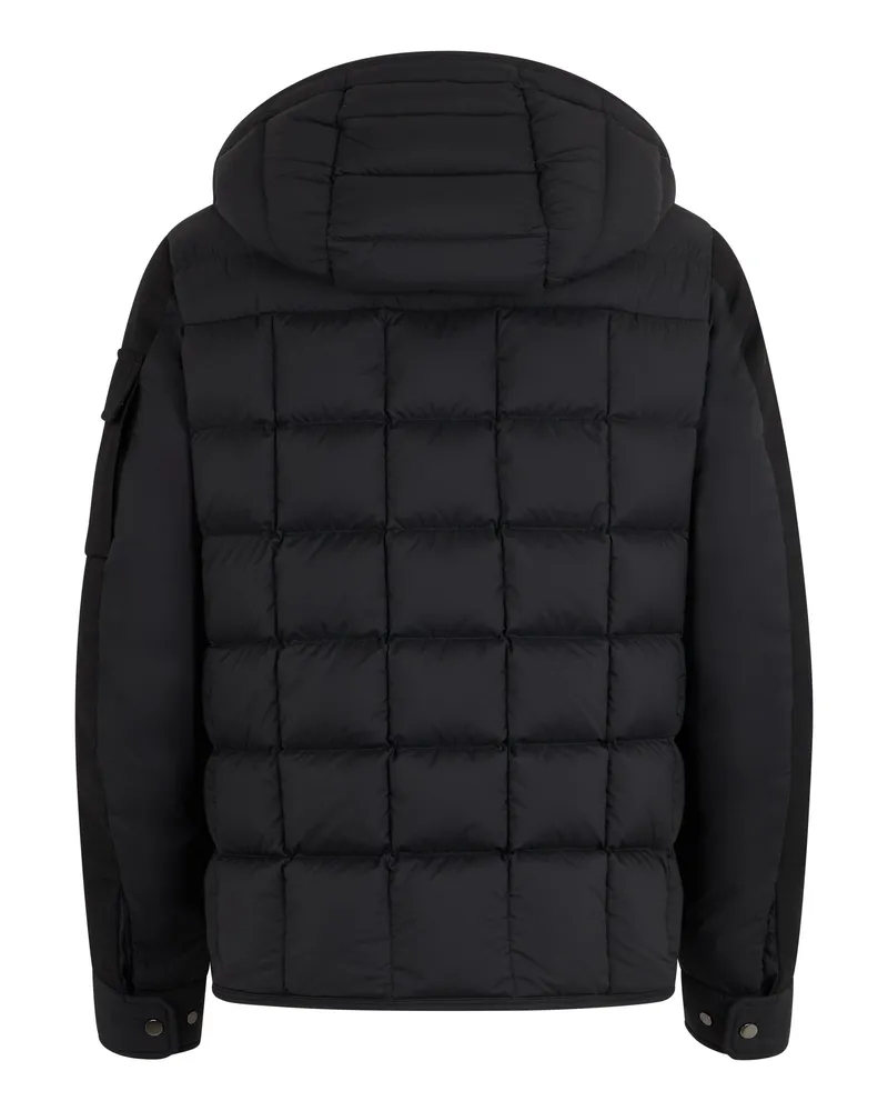 Moncler Men's Jacket With Hood Black Polyamide Padded & Down Black