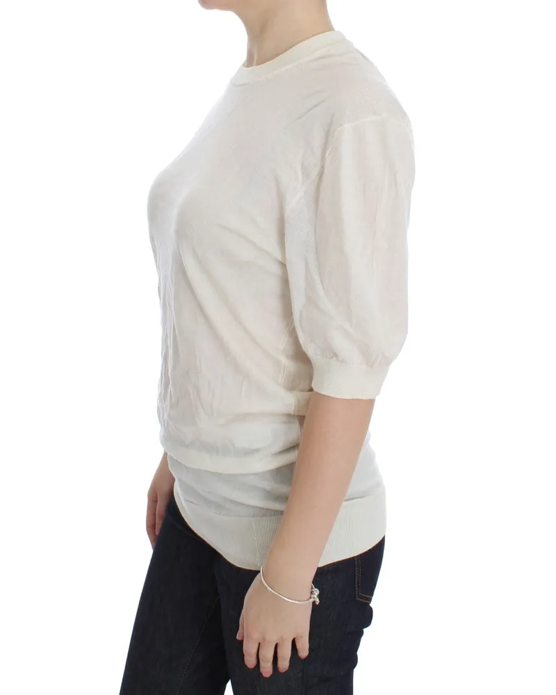 Dolce & Gabbana Women White Cashmere Sweater Clothing White