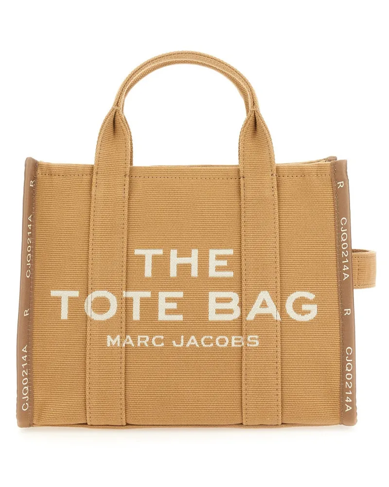 Marc Jacobs Women's Tote Bag The Medium Beige Cotton + Polyester Handbags Hand Beige