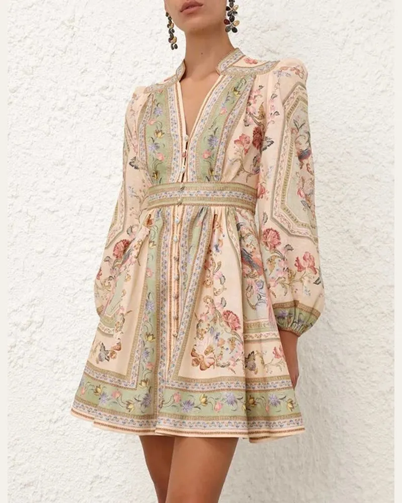 Zimmermann Satf Dress — Cream Cream