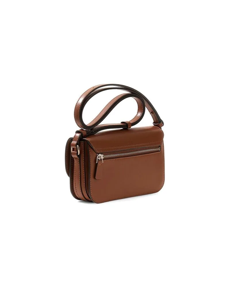 Guess Janie Crossbody Bag — Brown Brown