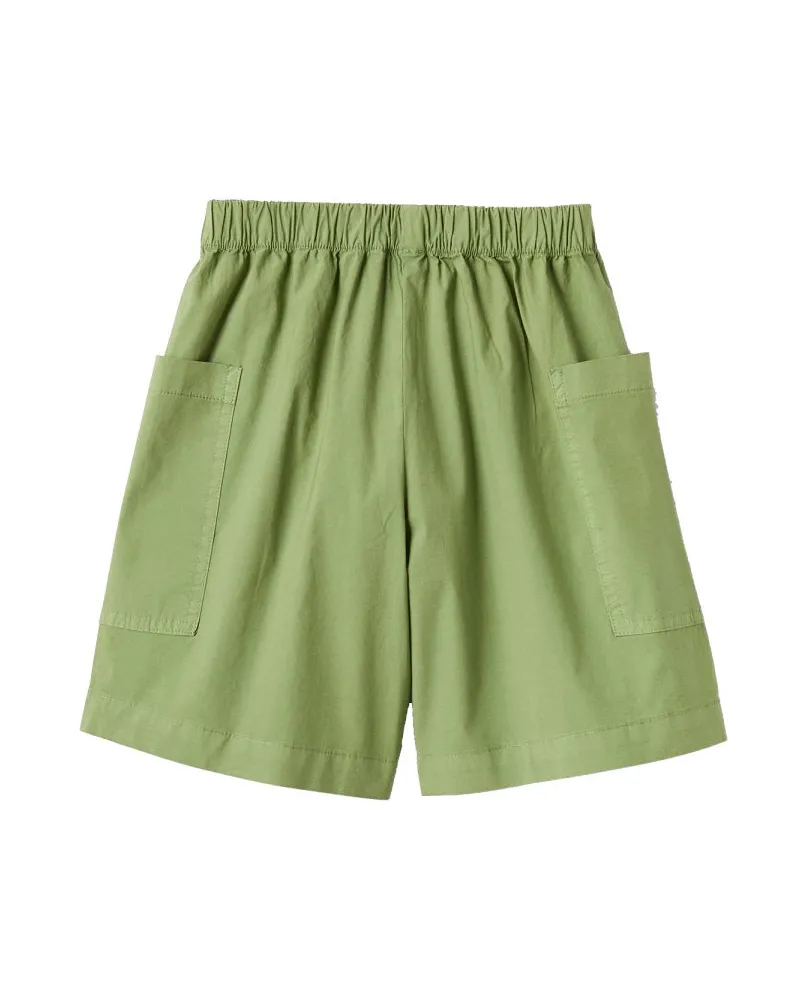 Il Gufo Cotton Elastane Bermuda Shorts — Green Green