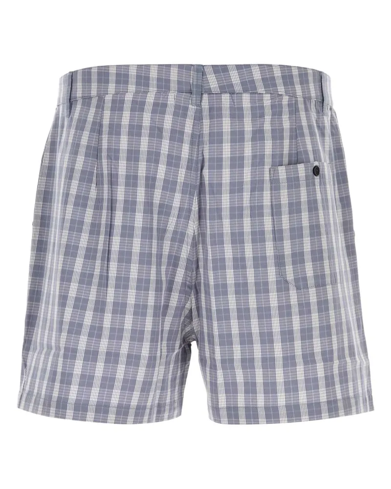 GIMAGUAS Checks Shorts — Navy Navy
