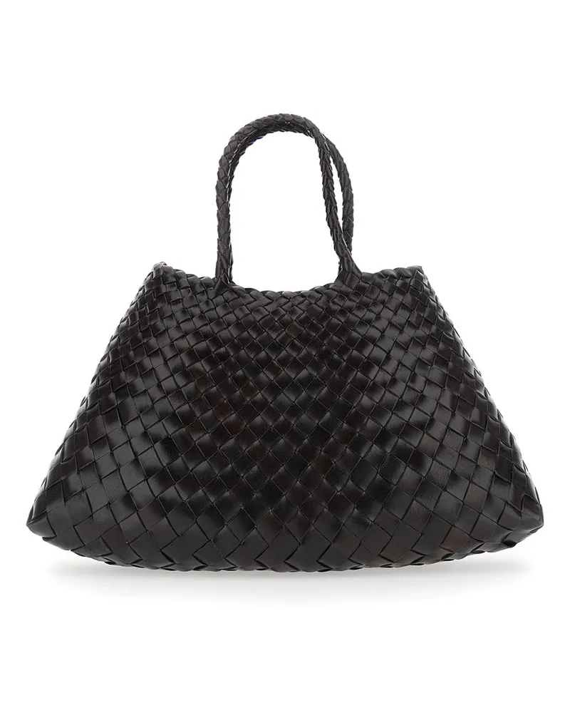 Dragon Diffusion Women's Handbag Santa Croce Small Brown Leather Handbags Hand Bags Brown