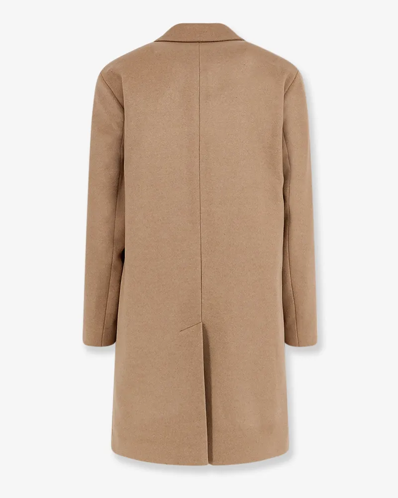 Hevò Men's Coat Cassano Beige Virgin Sheeps Wool Sheep's Beige