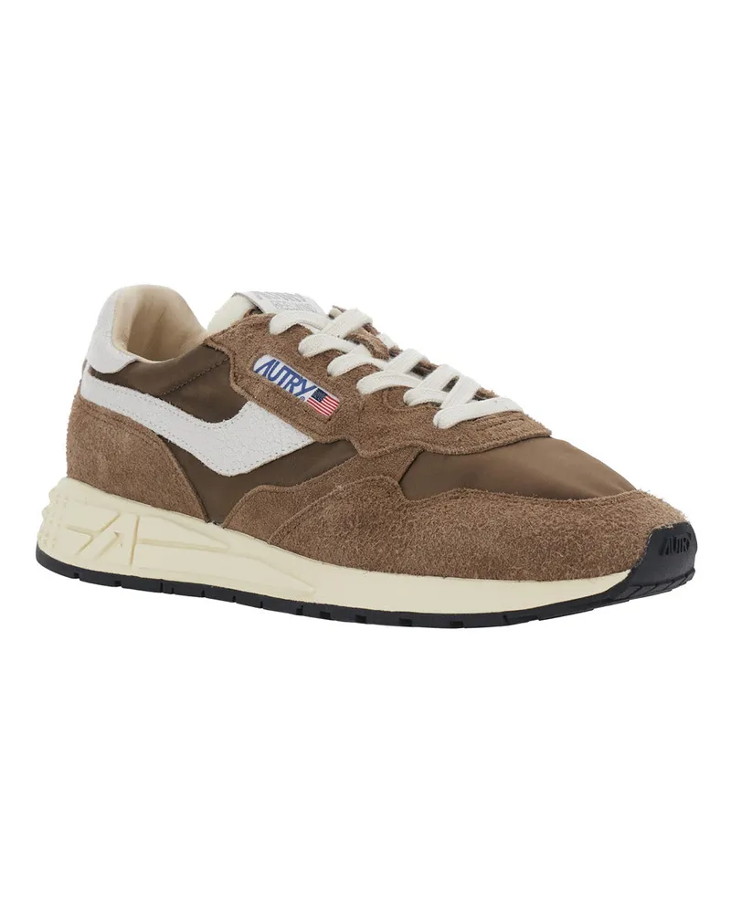 AUTRY Reelwind Sneaker — Brown Brown