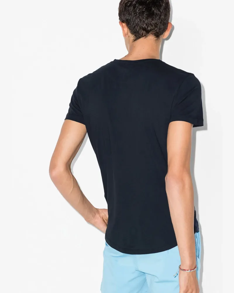 Orlebar Brown Men's Crew Neck T-Shirt Aw26 M Navy