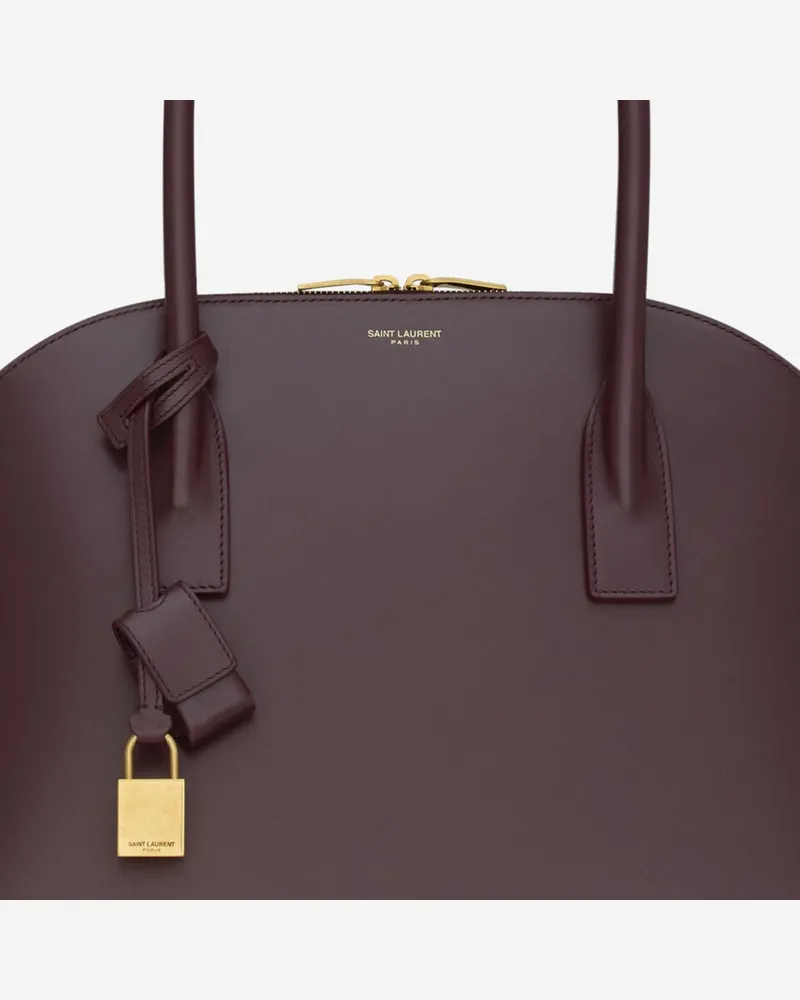 Saint Laurent Women's Leather Sac De Jour Bag Bordeaux Handbags Hand Bordeaux