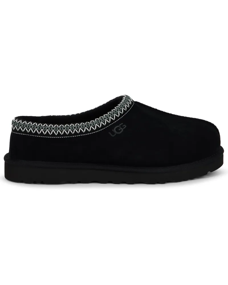 UGG Men's Sandals Tasman Ii Black Montonesuede Flip Flops & Slides Black