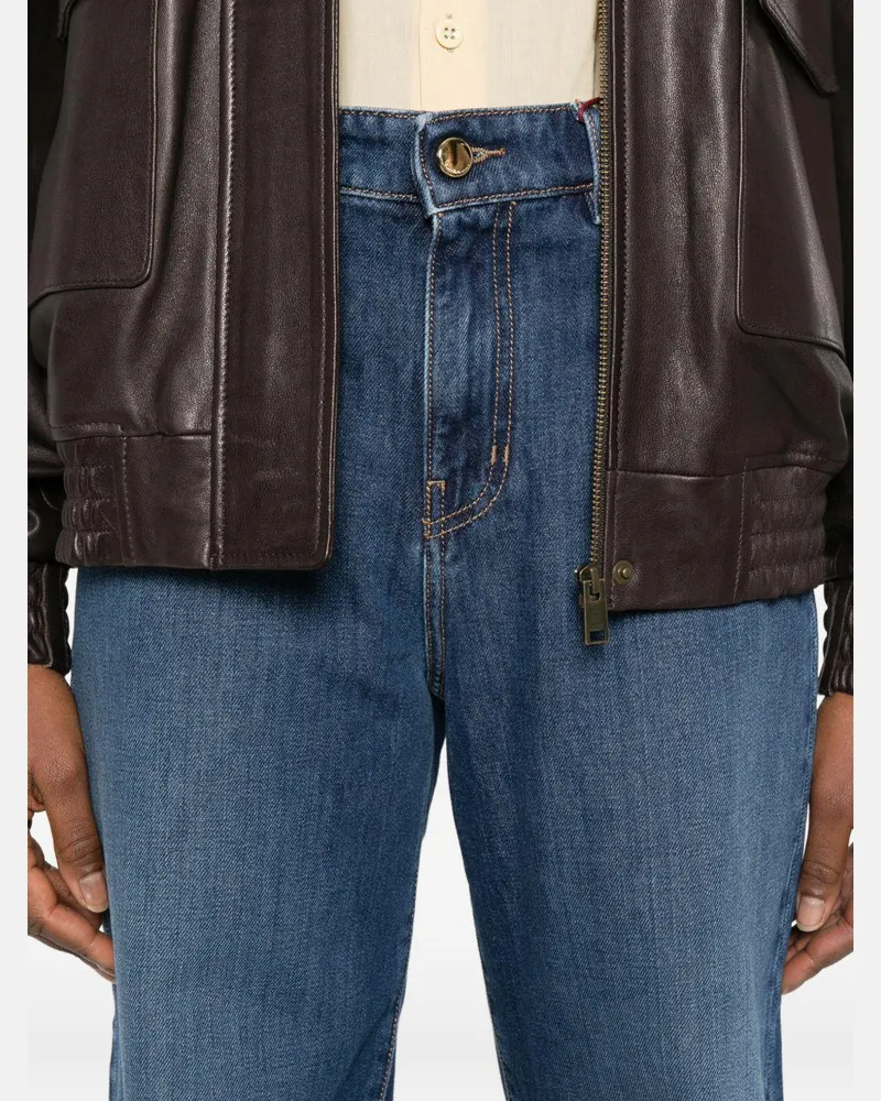 Max Mara Women's Jeans Blue Cotton Blue