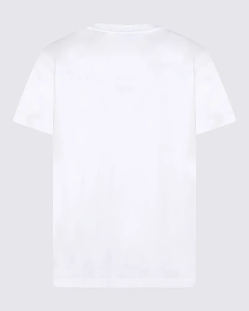 Moschino Men's T-Shirts And Polos White _100 % Co White