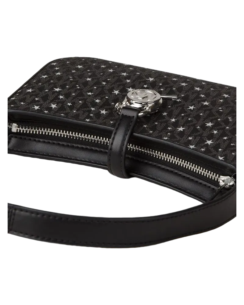 Michael Kors Women's Shoulder Bag Black Textile - Shoulder-Bags Black