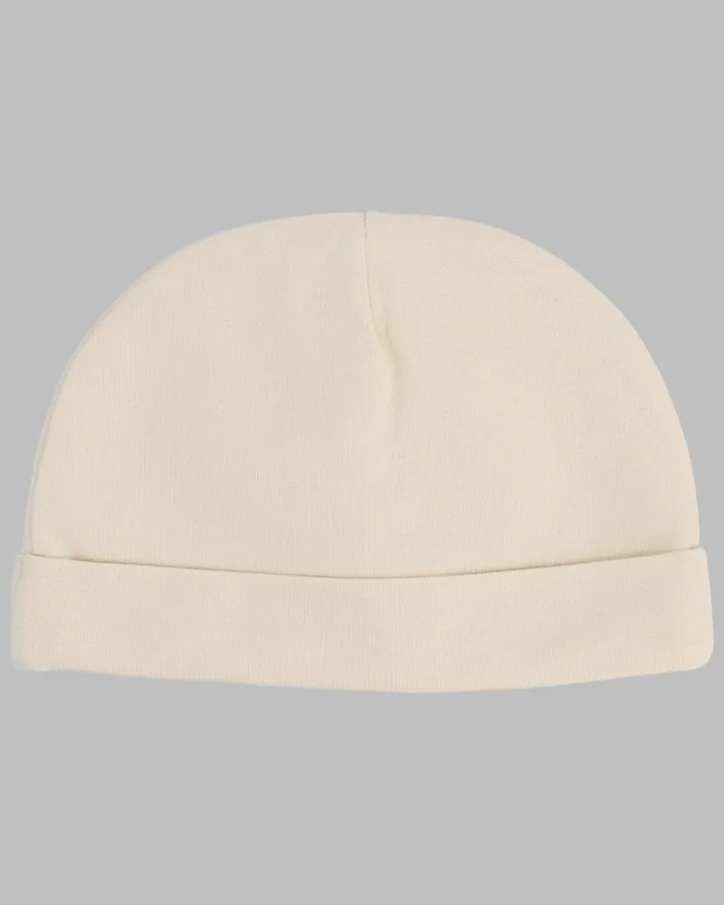 Moschino MUX05UK_LCA1920404 Cotton Beanie — Beige Beige