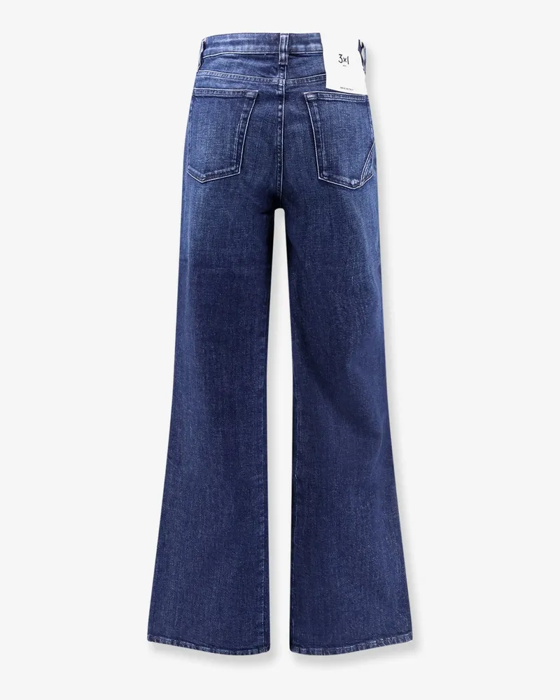 3x1 Women's Jeans Farrah 70 Black Cotton Blue