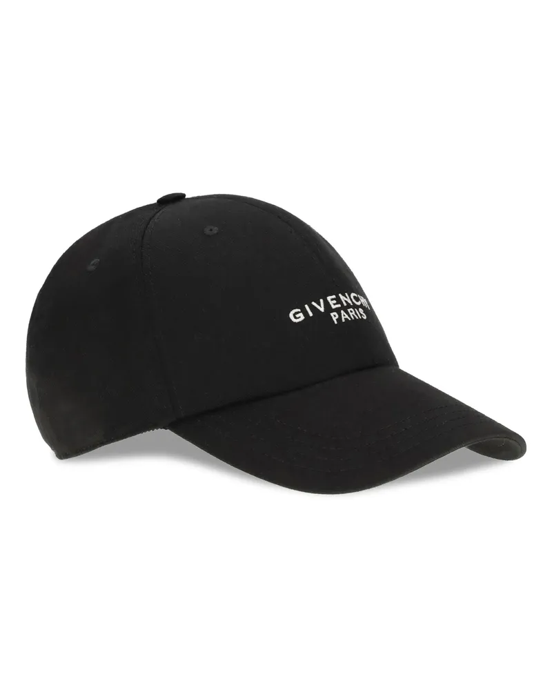 Givenchy Men's Logo Baseball Hat Black Cotton E Hairbands Black