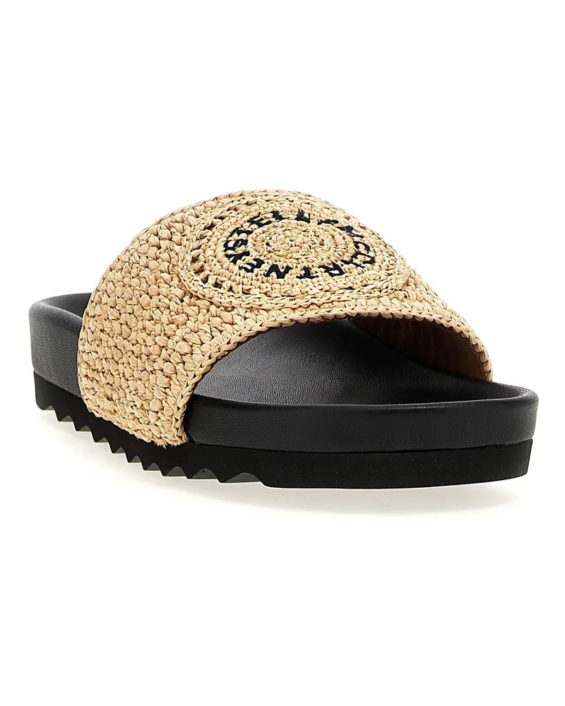 Stella McCartney Elyse Slide Sandal — Natural Natural