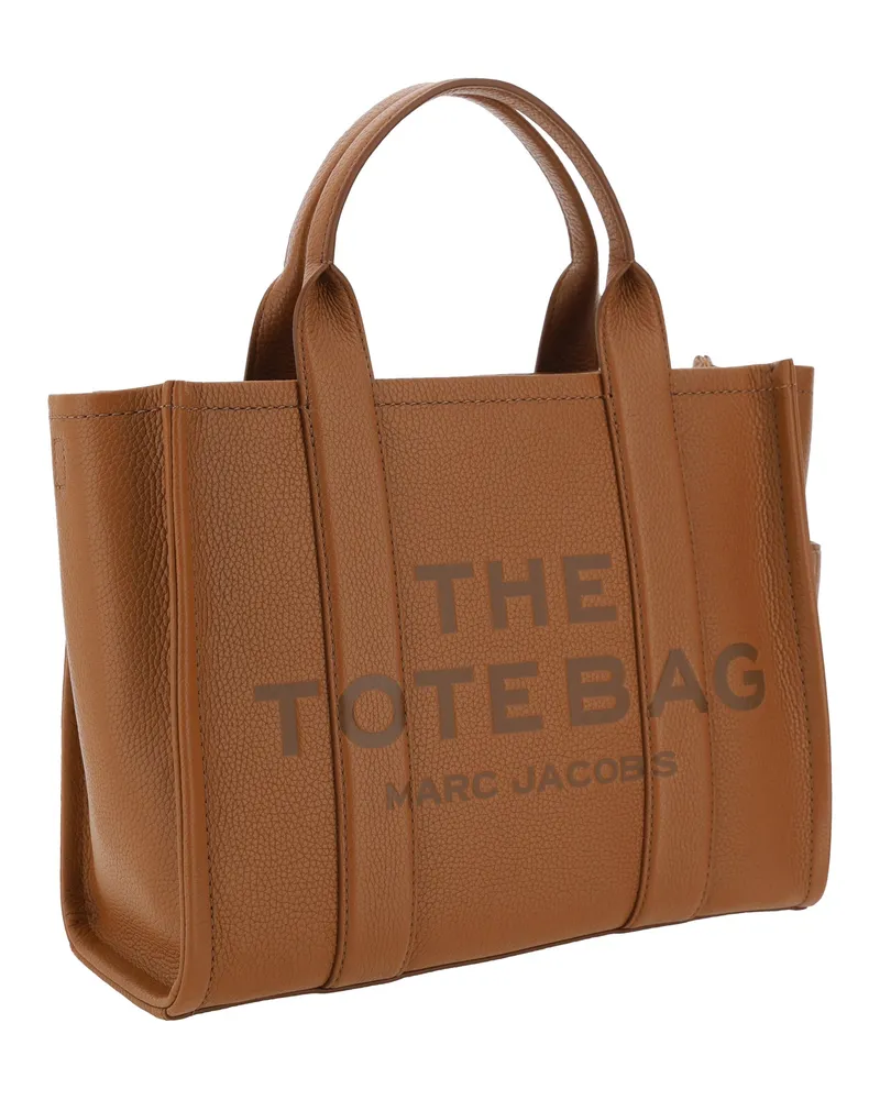 Marc Jacobs Women's Tote Handbag Argan Oil Calf Leather Handbags Hand Bags Brown