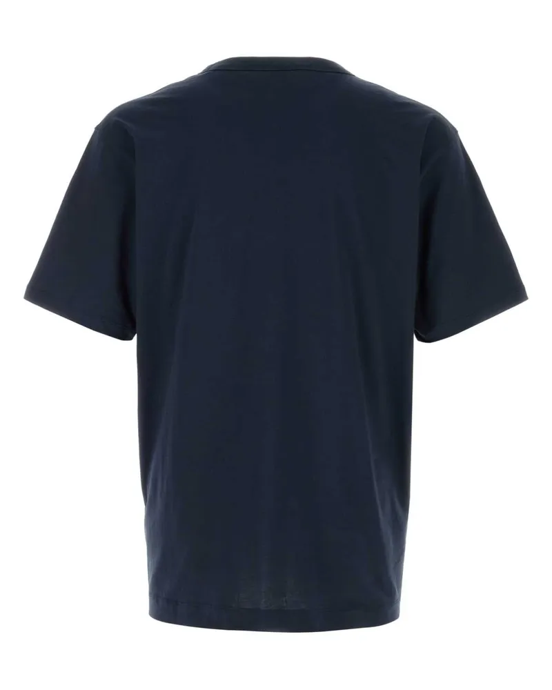 Dries van Noten Men's Midnight Blue Cotton Heer T-Shirt Navy T-shirts And Polos Navy